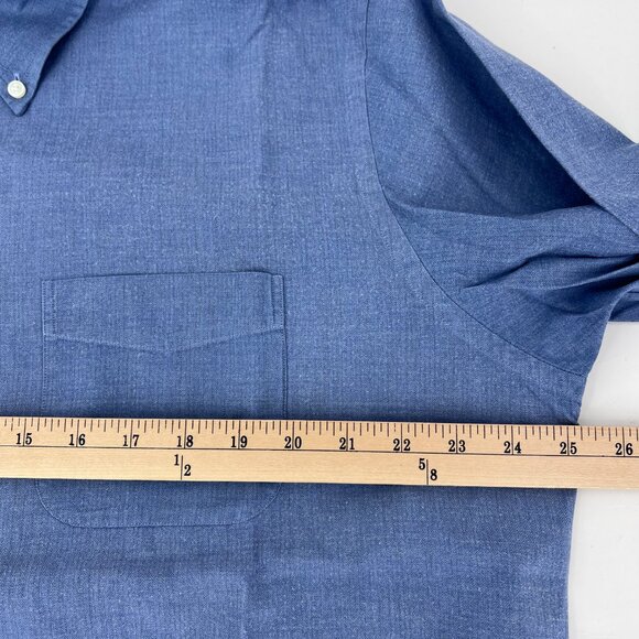 Brooks Brothers XL men's Regent dress shirt blue - Picture 7 of 8